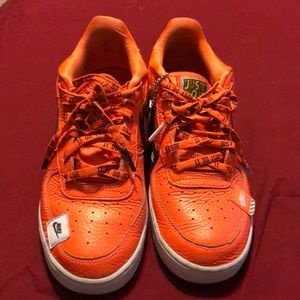 Orange Nike Airforce One